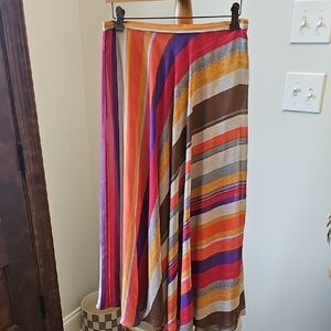 Multicolor Ralph Lauren Maxi Skirt